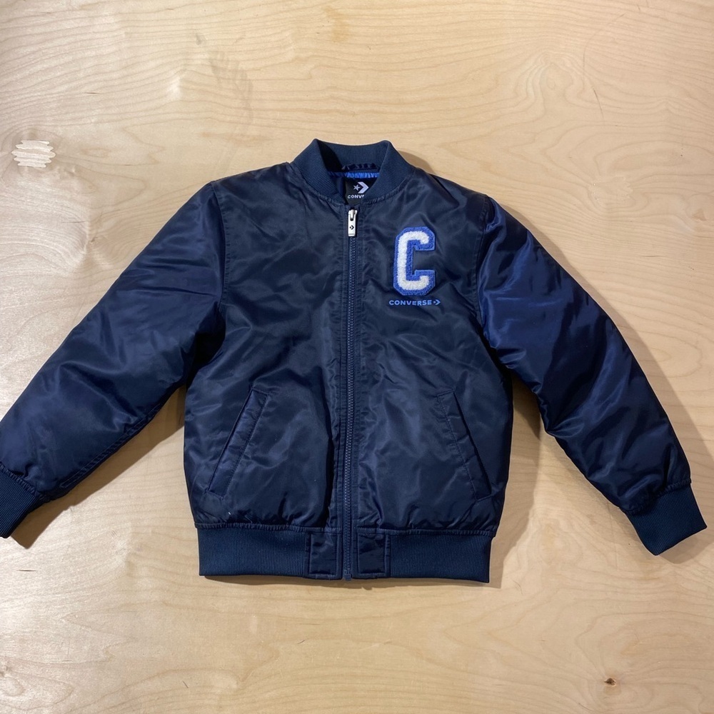 Converse Kids Navy Bomber Jacket Small (IZ)